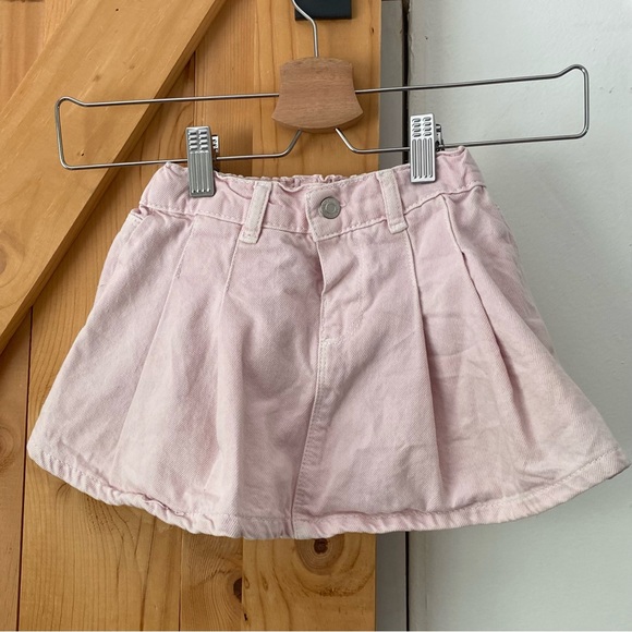 Zara Other - Zara Girls Pink Denim Skirt